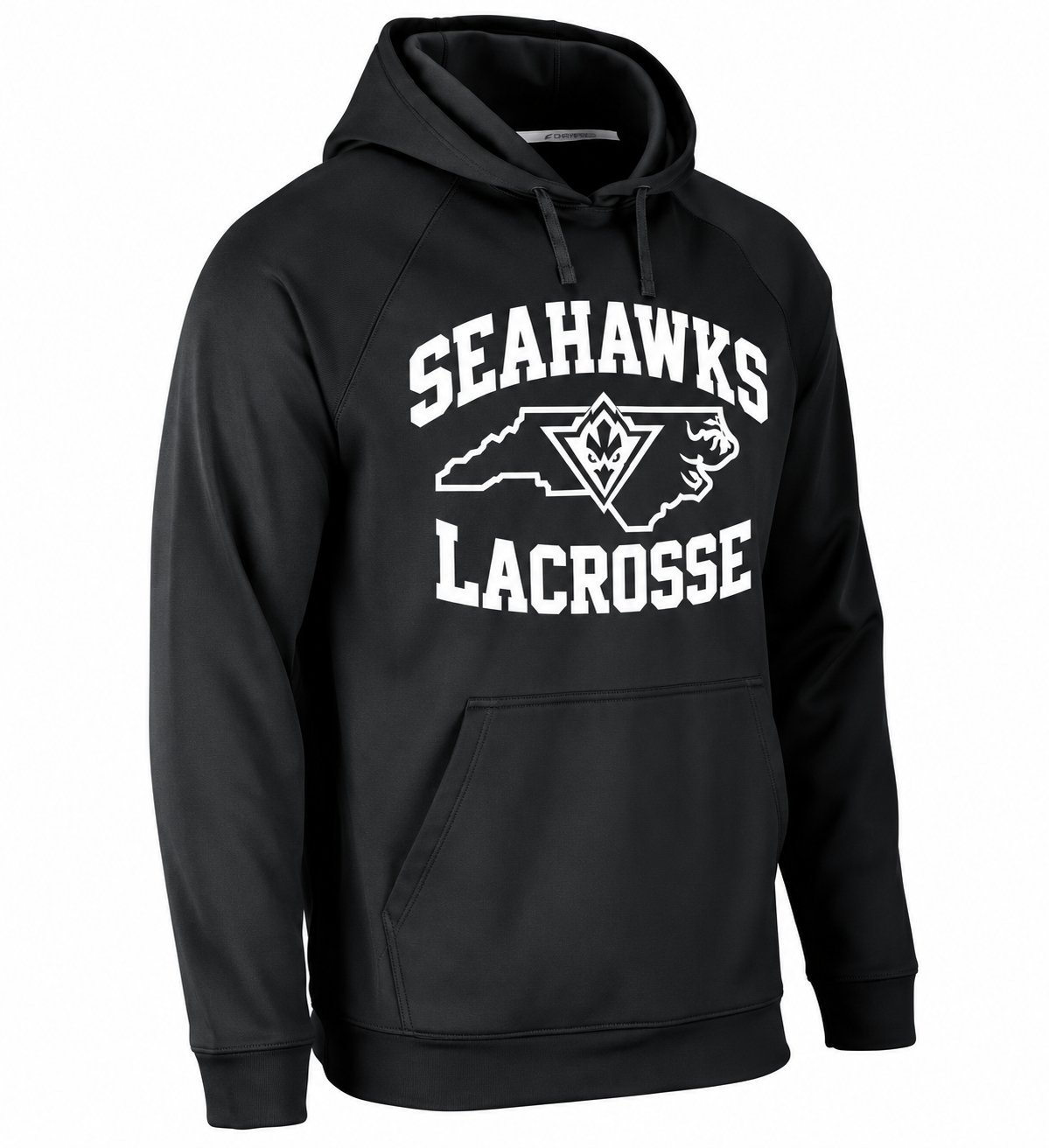 UNCW Lacrosse Black Team Hoodie